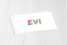 Letters met bloemen Letters met bloemen
